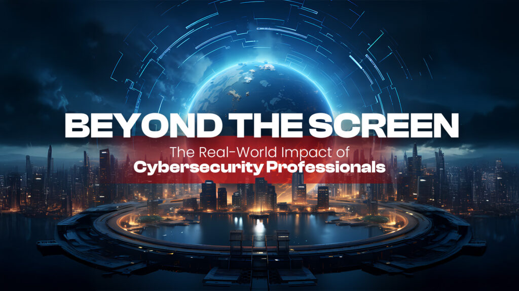 Futuristic city skyline and digital earth representing global cybersecurity and technology promoting ethical hacking course in Trivandrum.